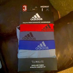 Youth Adidas 3pack Midway Underwear